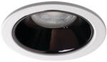 Kanlux Ø89 mm, GU10, IP20, fekete, fehér színű, alumínium házas, kerek spot lámpa keret, GLOZO DSO (36219)