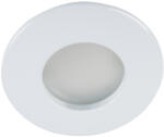 Kanlux GU10, IP44/20, Ø83 mm, fehér, alumínium házas, kerek mennyezeti spot lámpatest, QULES (26303)