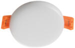 Kanlux süllyesztett lámpatest, 6W, 450lm, Ø75mm, 120°, 4000K, IP65/20, kerek, fehér, alumínium házas, AREL LED (29580)