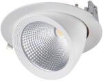 Kanlux 33W, 3670 lm, 4000K, RA90, Ø190 mm, 175°-ban állítható, fehér, természetes fehér lámpatest, HIMA LED - kiváló színvisszaadás, 5 év garanciával (22843)