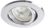 Kanlux Gx5, 3, 12V, IP20, Ø82 mm, alumínium, alumínium házas, kerek, 30°-ban állítható mennyezeti spot lámpatest, RADAN (7360)