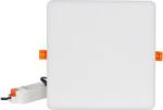 TRACON Védett, Beépíthető LED Mélysugárzó, Négyzetes 230 VAC, 20 W, 4000 K, 1700 LM, Ip66, D=185X185 mm, EEI=F