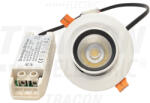 TRACON DLCOBA10W Beépíthető álmennyezeti LED lámpatest, forgatható (DLCOBA10W)