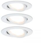 Paulmann Beépíthető lámpa 3 részes készlet LED LED 19.5 W Paulmann 93449 Nova Fehér (matt)