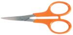 Fiskars Olló, körömvágó, 10 cm, hajlított, FISKARS Classic , narancssárga (IF9808) - papirdepo