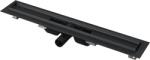 Alcadrain Rigola dus faiantabila neagra, iesire laterala 950 mm Alcadrain APZ101BLACK-950 (APZ101BLACK-950)