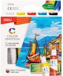 Deli Color Emotion Tempera Készlet - 5x12 ml, 5 Különböző Színen