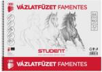 ICO Student Vázlatfüzet - B4, 160 g. , Famentes
