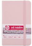 Royal Talens Art Creation Sketch Book rajz- és vázlatfüzet, 140 g, 80 lap - 9x14 cm, pasztell pink