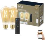 Philips К-кт 2xLED Димируема крушка ST64 E27/7W/230V 2000-5000K CRI 90 Wi-Fi + д. у. -WiZ (WI0152)