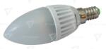 TRACON Sursă de lumină LED, formă delumânare, opal 230 V, 50 Hz, 5 W, 4000 K, E14, 380 lm, 180°, EEI=G (LGY5NW)