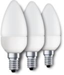 EGLO 10697 - SET 3x Bec LED E14/4W/230V 320lm lumânare (EG10697)