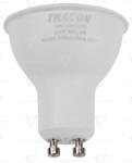 TRACON Sursă spot cu LED SMD, carcasă din mat. plastic, cu LED SAMSUNG 230V, 50Hz, GU10, 8W, 710 lm, 3000 K, 120°, SAMSUNG chip, EEI=F (SMDSGU108W)