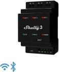 Shelly Pro 3 Wifi+Ethernet+Bluetooth Okosrelé - 3 Áramkörös