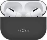 FIXED Silky szilikon tok Apple Airpods Pro fülhallgatóhoz, fekete (FIXSIL-754-BK) - macropolis