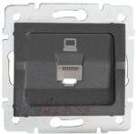 Kanlux 25226 LOGI Miniatura LOGI 02-1390-041 gr - MOWIONMiniatura schematu LOGI 02-1390-041 gr Szimpla számítógép-csatlakozó (2x RJ45Cat 5e Jack) (25226)