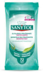SANYTOL Fertőtlenítő törlőkendő, 36 db maxi/72 db standard, SANYTOL (KHH708) (36631342/22158)