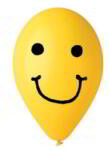 Gemar Balloons Gemar Ballons Smiley Léggömb - 10 db, Sárga