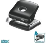 RAPID Lyukasztó, kétlyukú, 30 lap, RAPID "FC30", fekete (E23639401) - jatekotthon