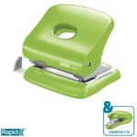 RAPID Lyukasztó, kétlyukú, 30 lap, RAPID "FC30", élénk zöld (E5000361) (E5000361)