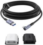 KIWI design 5M Link Cable with Cable Clip Kiwi Design QL105 for Meta Quest 2 Black (QL105/Black/HJT-442) - kontaktor