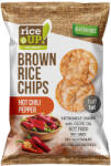 RiceUP! barna rizs chips csípős chili ízű 60 g - delfinbuvar
