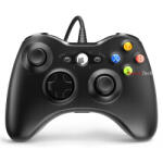 FroggieX XBOX 360/PC Kiegészítő Vezetékes kontroller, Fekete (PRCX360WRDBK)