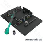 Wera 8100 SB 12 Zyklop Comfort Racsnis hajtókar 3/8"x230mm + dugókulcs készlet 16 részes (8-24mm) (05005530001) (05005530001)