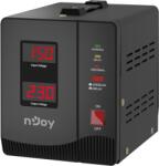 nJoy Alvis 2000 feszültség stabilizátor, 2000VA/1200W, LCD kijelző (AVRL-20002AL-CS01B)