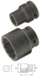 Genius Tools 655245 Set capete bit, chei tubulare