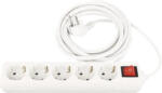 Strohm 5 Plug 3 m Switch (SM-5PK-3M-WH-1.5MMP)