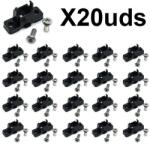 EWHEEL Suport lumini spate pentru trotineta electrica Xiaomi Essential, Xiaomi M365, Xiaomi Pro, Xiaomi Pro 2, set 20 bucati (17142)