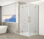SAPHO Zuhanykabin, Sapho Trinity Gold Matt szögletes zuhanykabin, matt üveggel 120x100 GT2210-12M-G - mozaikkeramia