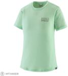 Patagonia Cap Cool Merino Blend Graphic női póló, fitz roy strata: rinsed green (L)