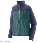 Patagonia Houdini Stash 1/2 cipzáras női dzseki, vizes kék, napfordulós lila színben (S)