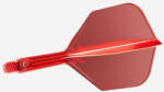 Target Fluturas si tija darts Target K-Flex rosu, No6 fluturas si tija medie (TRG410011)