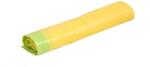 INPAP PLUS Összehúzható szemeteszsák, 120 l, 100 x 70 cm, 30 m, sárga, 25 db