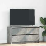 vidaXL betonszürke szerelt fa TV-szekrény 100x35x54 cm (861799) - pepita