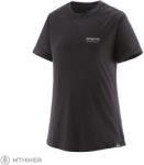 Patagonia Cap Cool Merino Graphic női póló, örökség fejléc: fekete (L)