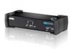 ATEN KVM Switch 2 portos USB DVI + kábelkészlet (CS1762A)