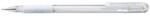Pentel Pix cu gel Hybrid Grip fara mecanism 0.8 mm Pentel alb PEK118W (PEK118W)