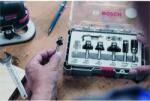 Bosch PRO Router Bit Straight Set, Shank 1/4? , 6 pcs (2607017467)