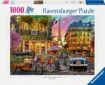 Ravensburger Puzzle Ravensburger din 1000 piese - Zori roșii peste Paris (7012000885) Puzzle