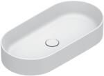 CATALANO Zero mosdótál 70x35 cm ovális mosdótálak fehér matt 0122700021 (0122700021)