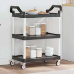vidaXL Háromszintes Konyhai Kocsi - 81x41x92 cm (30320)