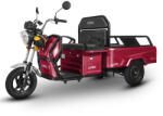 VOLTAROM Triciclu electric 1000 W, Voltarom APT4 Fara permis, 60V, 20Ah, 25 Km h, Rosu, Autonomie 41Km (APT 4)