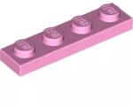 LEGO® 3710c104 - LEGO élénk rózsaszín lap 1 x 4 méretű (3710c104)