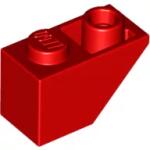 LEGO® 3665c5 - LEGO piros kocka inverz 45° elem 1x2 méretű (3665c5)