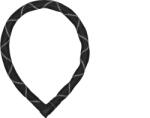 ABUS Iven Steel-O-Flex 8200 láncos kerékpár lakat - fekete - bikecafe - 23 790 Ft