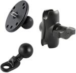 RAM Mounts suport pentru aparate foto mari și SLR-uri cu braț scurt pentru motociclete, pentru oglinda retrovizoare cu Ø până la 9 mm, ansamblu RAM-B-180-202A (RAM-B-180-202A-AU)